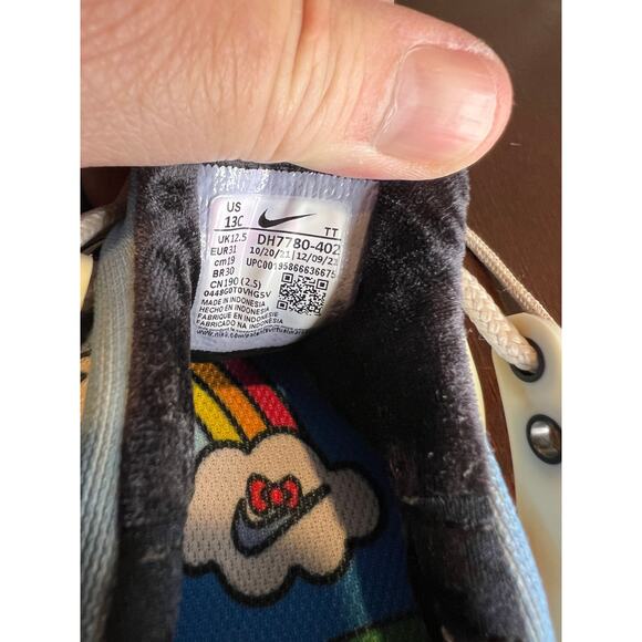 Nike Girls Presto x Hello Kitty University Blue Sneakers DH7780-402 ~ Size 13C - Picture 7 of 10